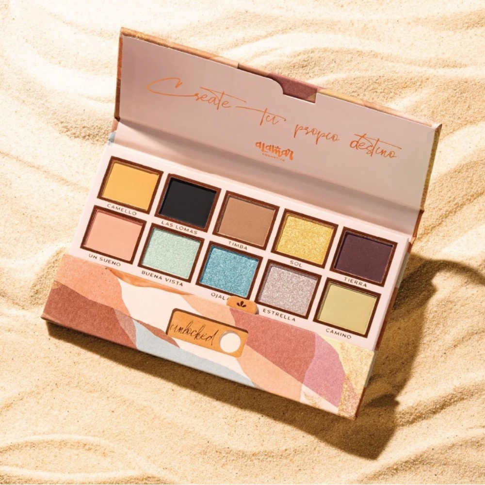 Alamar Cosmetics DESTINO Eyeshadow Palette • Full Size 10 Pan​